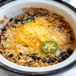 Crock Pot Chicken and Rice Burrito Bowl