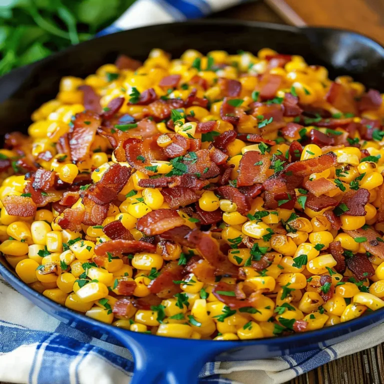 Fried Corn with Bacon