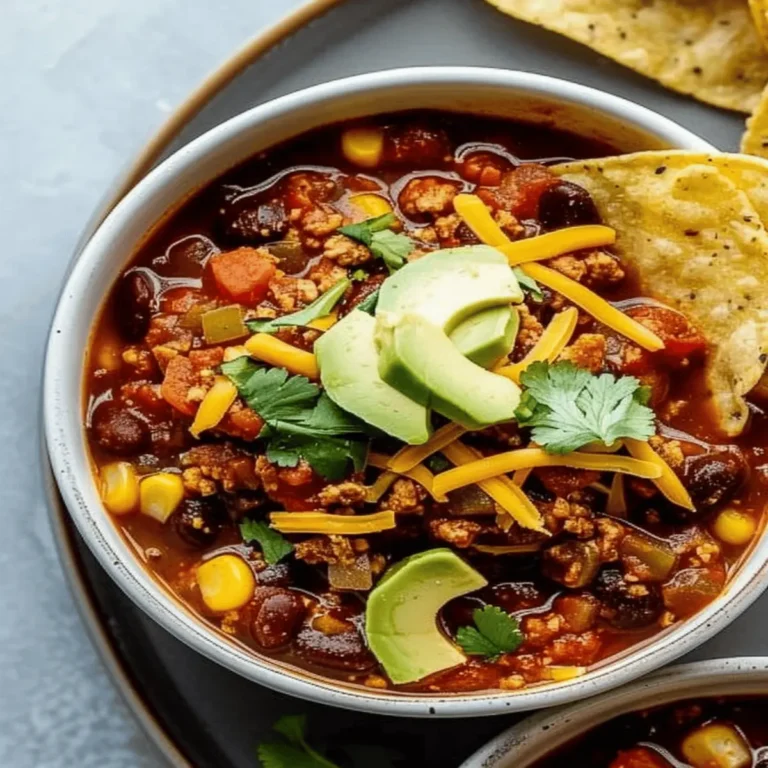 Ground Turkey Chili