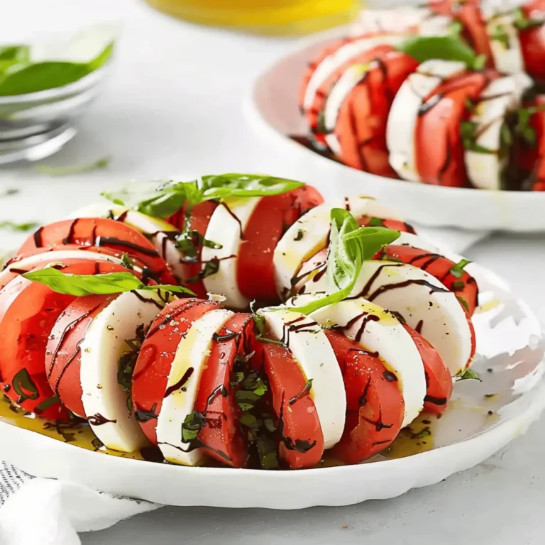 Hasselback Caprese Salad