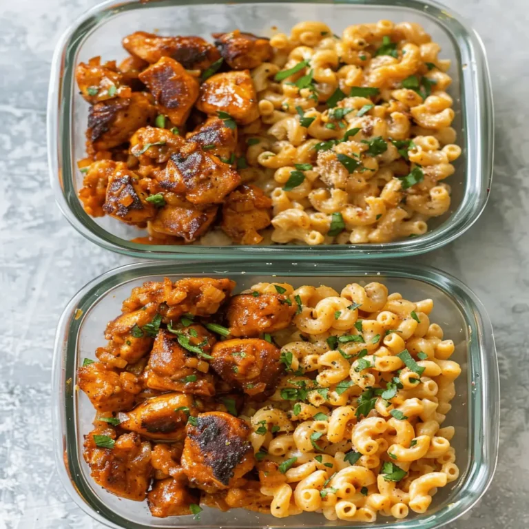 Honey Garlic Butter Chicken Mac and Cheese