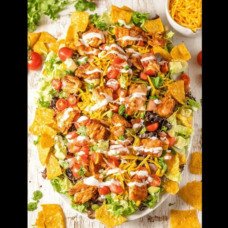 Loaded Chicken Taco Salad