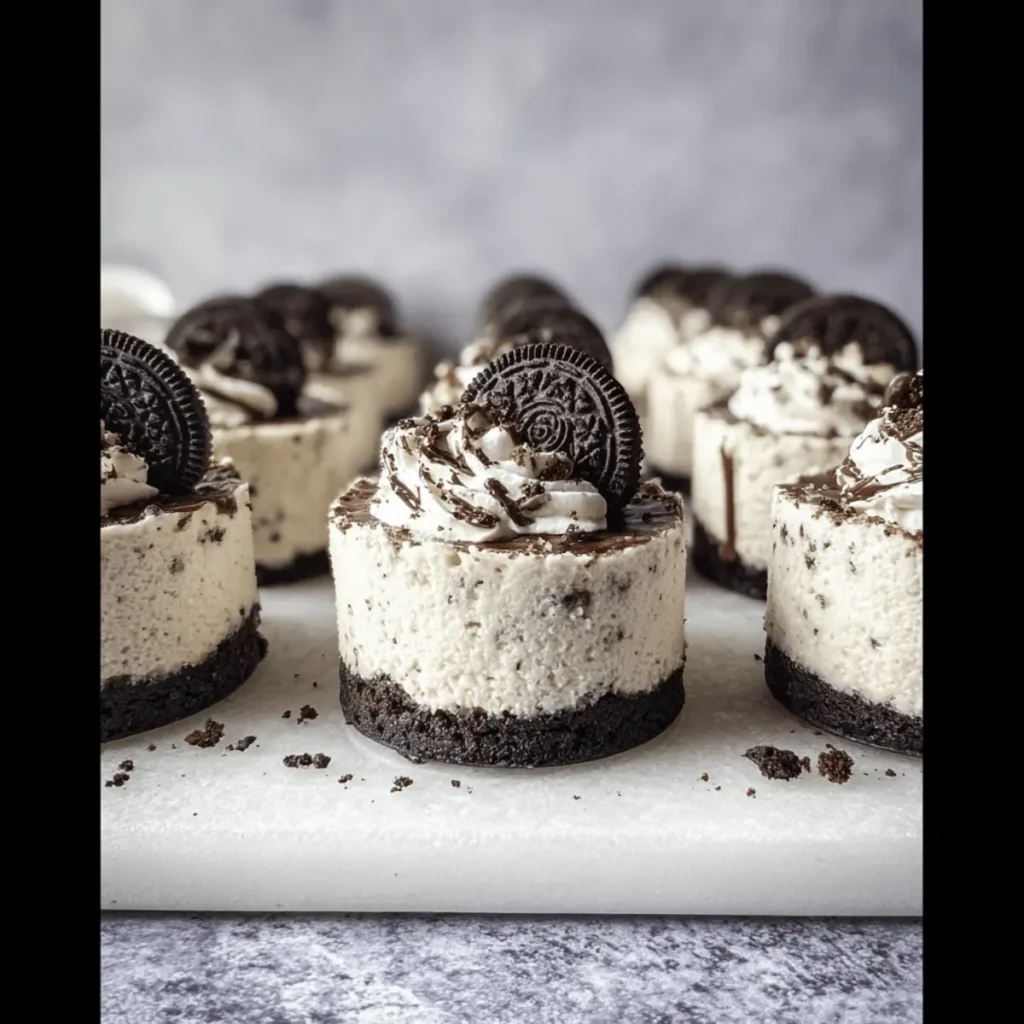 Mini Oreo Cheesecakes