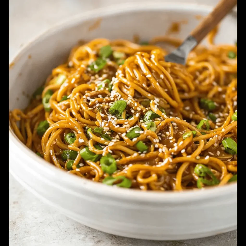 Quick & Easy Asian Sesame Noodles