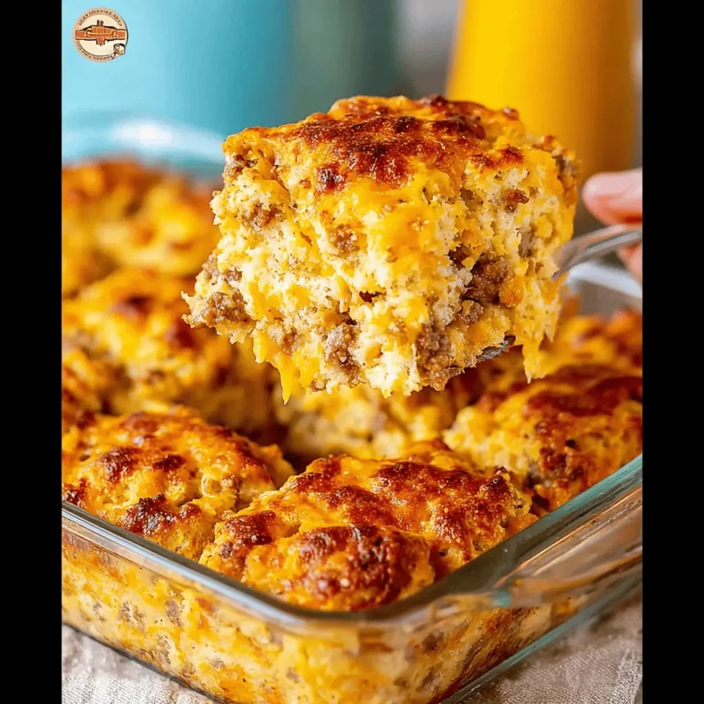 Sausage Cheese Butter Swim Biscuits