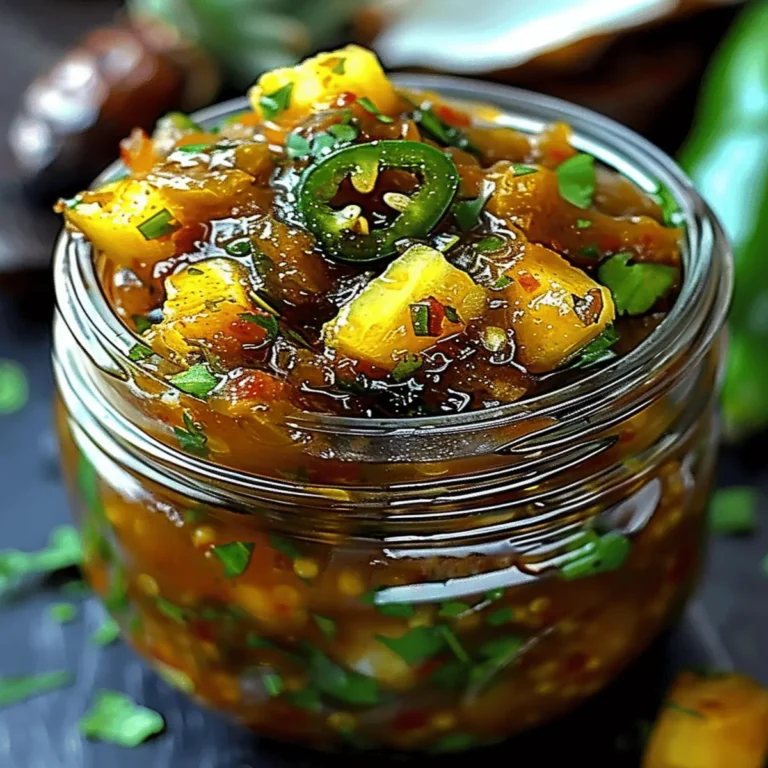 Spicy Pineapple Jalapeño Chutney
