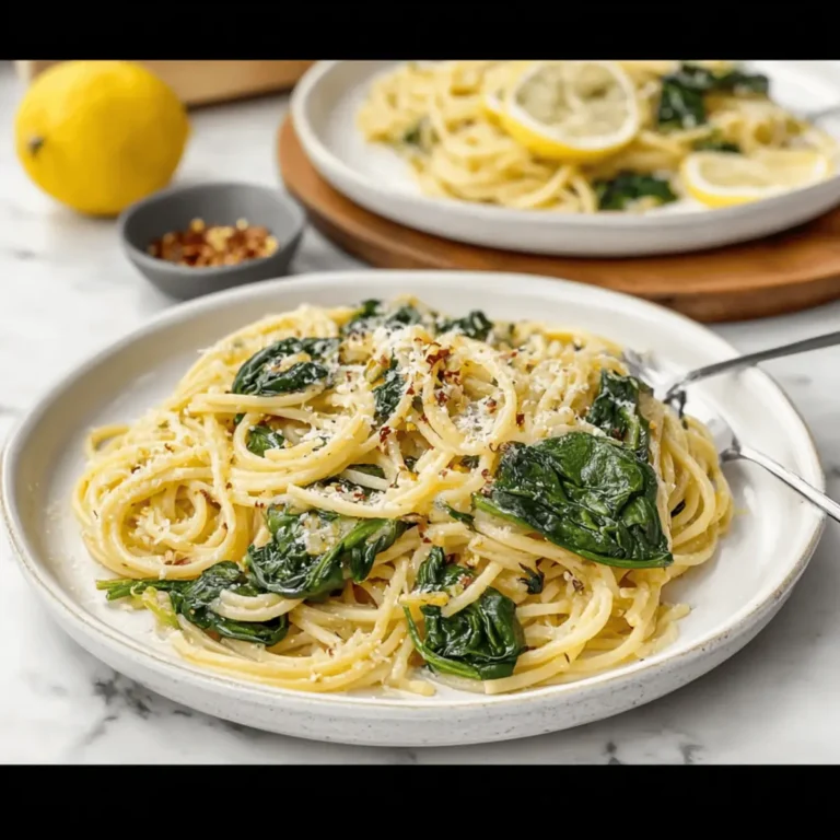 Spinach Lemon Pasta