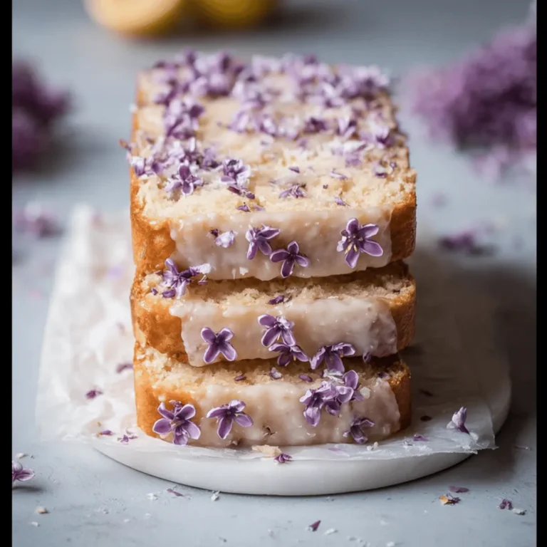 Vegan Lemon Lilac Cake