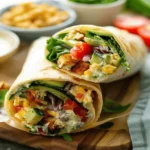 Vegan Mediterranean Wraps