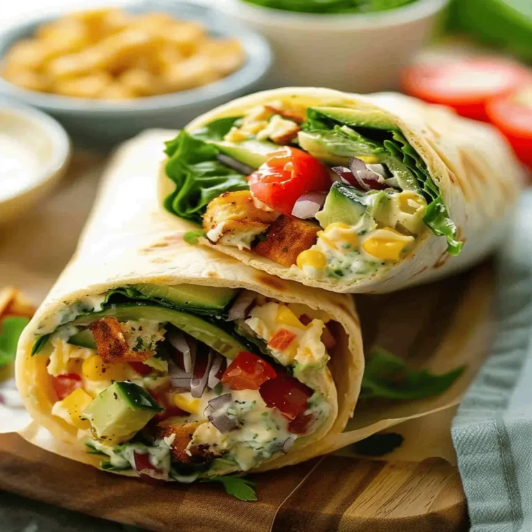 Vegan Mediterranean Wraps