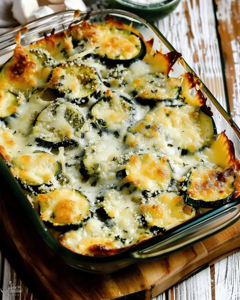 Baked Zucchini and Cheese