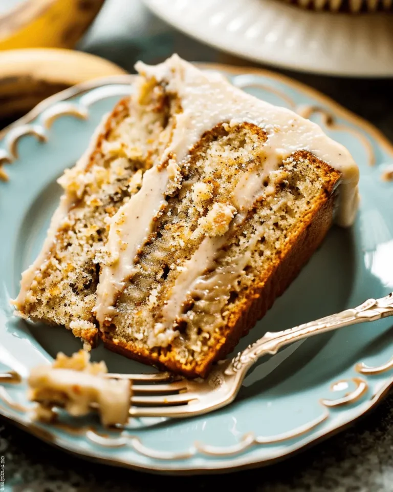 Banana Cake with Brown Butter Frosting