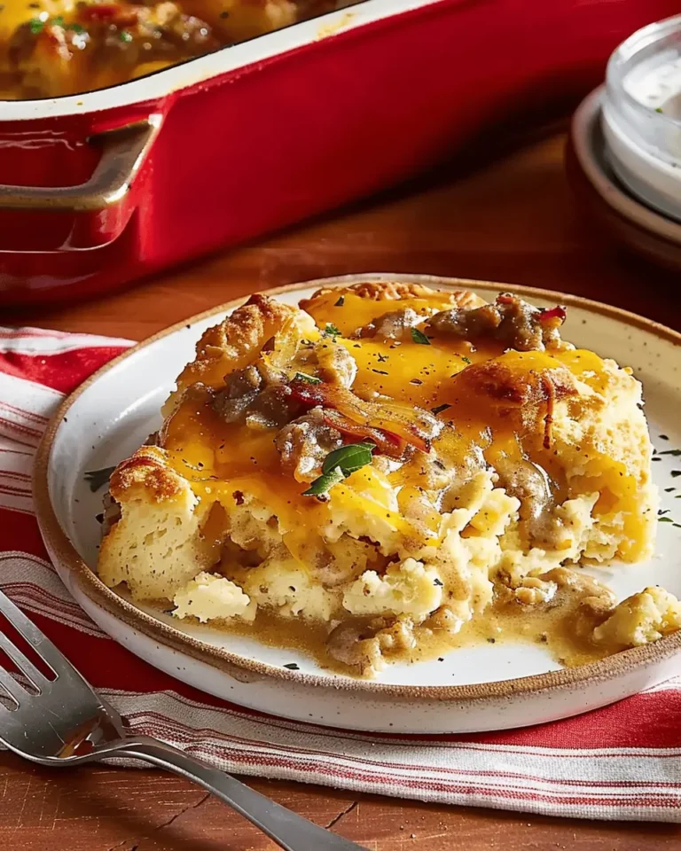 Biscuit and Gravy Casserole