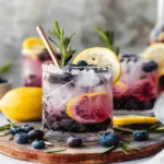 Blueberry-Lemon Cocktail