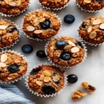 Blueberry Almond Power Muffins