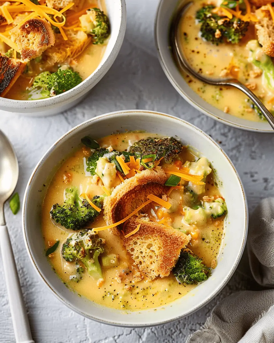 Broccoli Cheddar Soup: The Easy, Comforting Bowl You Need