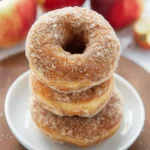 Brown Butter Apple Cider Donuts with Cinnamon Sugar