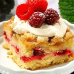Buttermilk Mango-Berry Crumb Cake