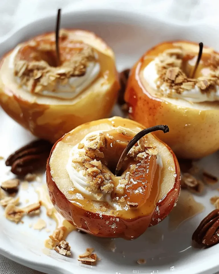 Cheesecake Stuffed Baked Apples