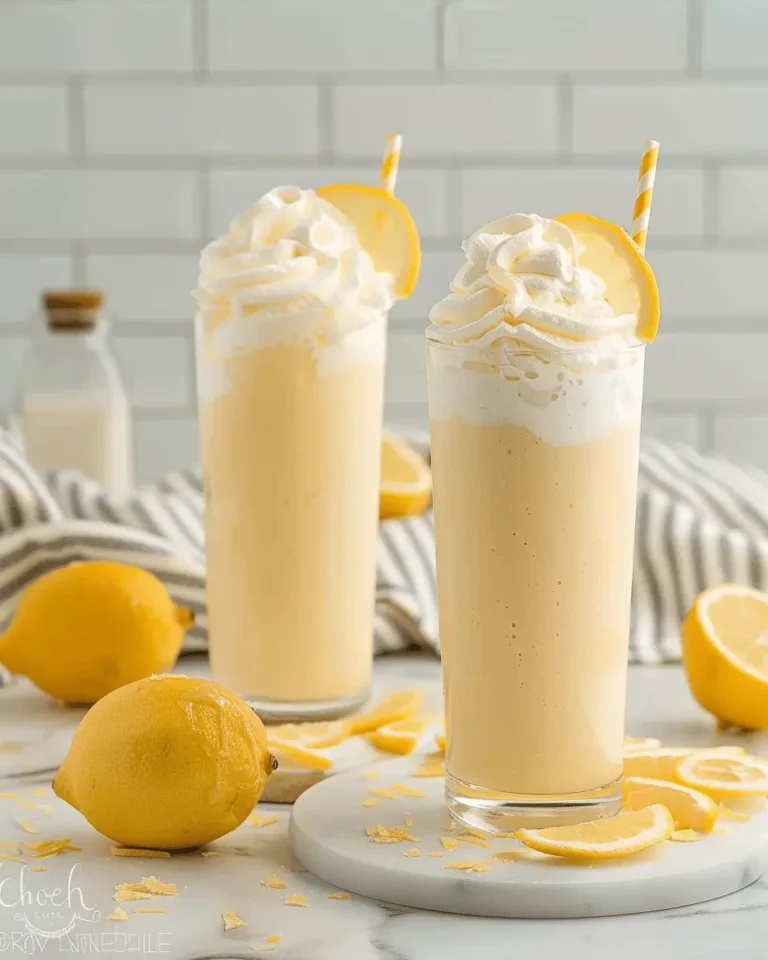 Copycat Chick-fil-A Frosted Lemonade (Only 2 Ingredients)
