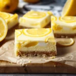 Creamy Lemon Cheesecake Bars Recipe