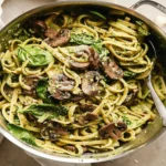 Creamy Spinach Mushroom Pasta Simple Weeknight Meal