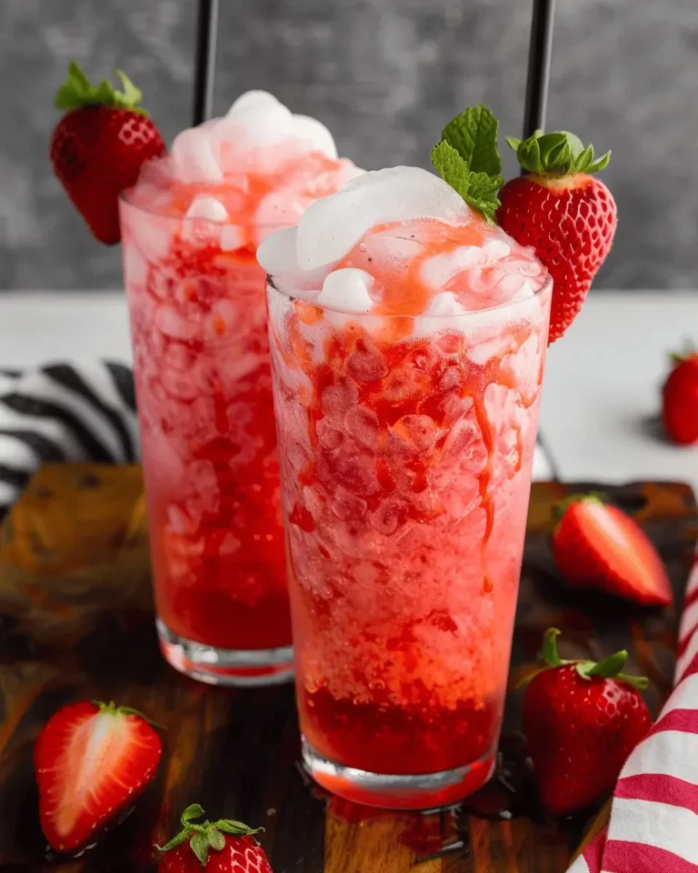 Dirty strawberry soda