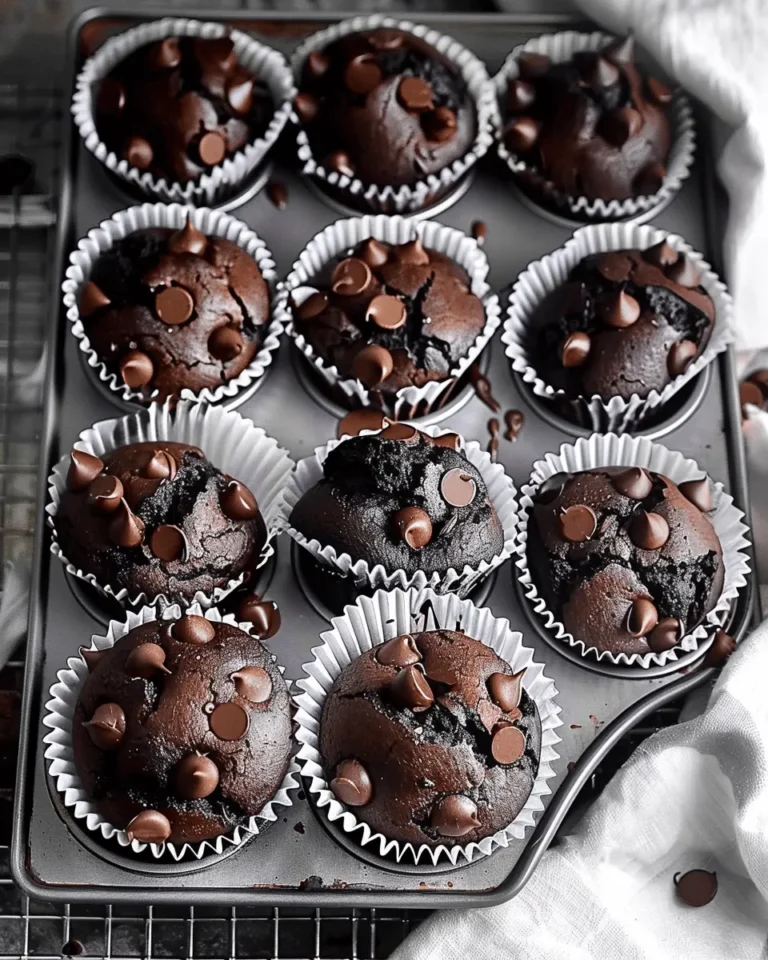 Double Chocolate Espresso Muffins