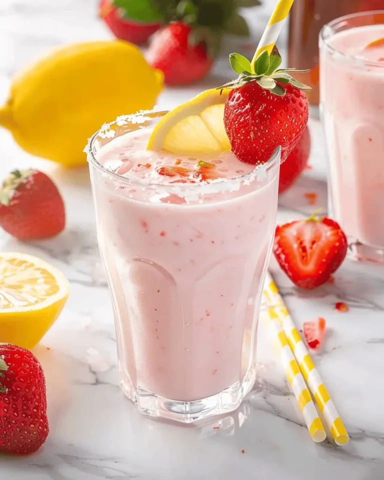 Drinks Frosted Strawberry Lemonade