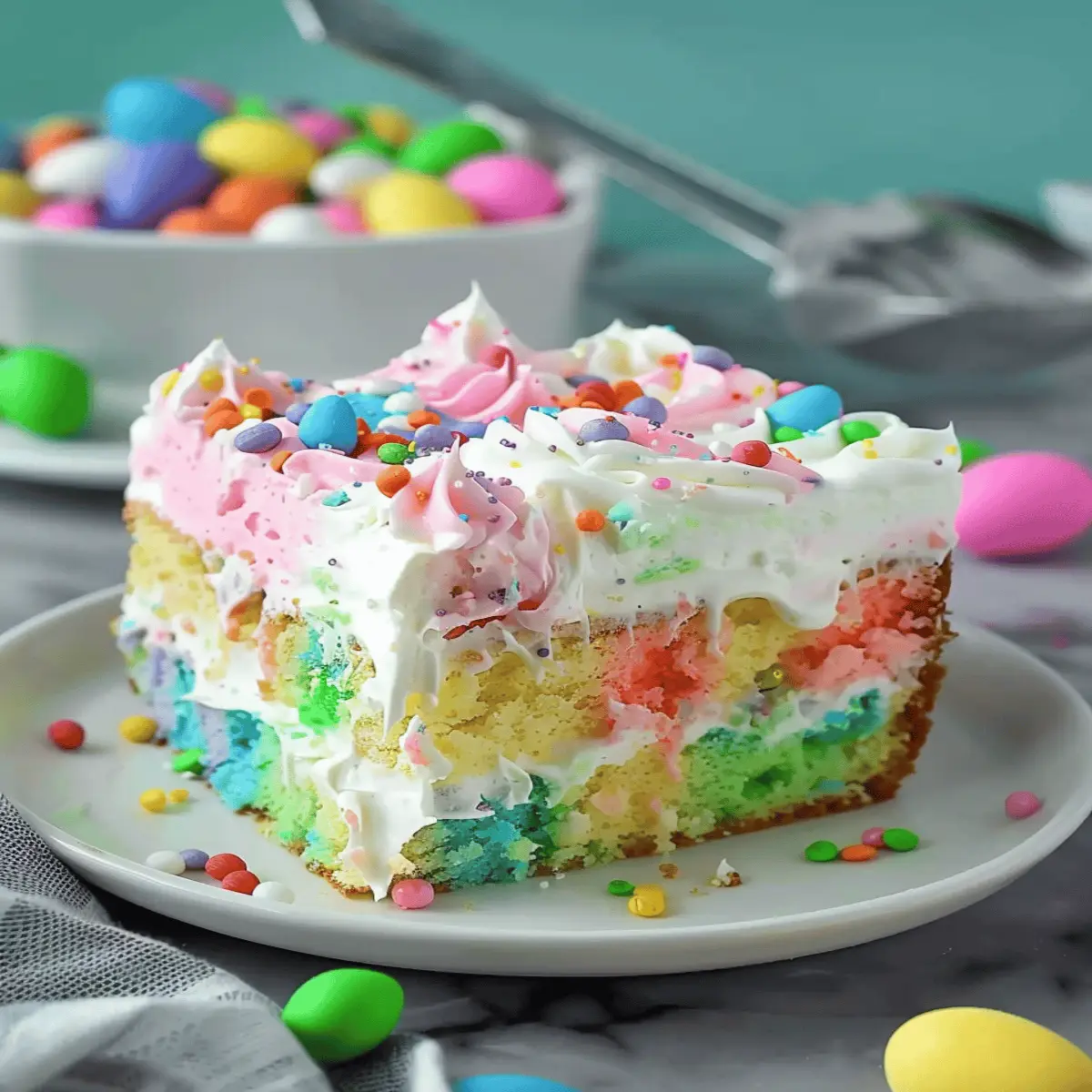 Easter Poke Cake: Indulgent Bites of Springtime Bliss