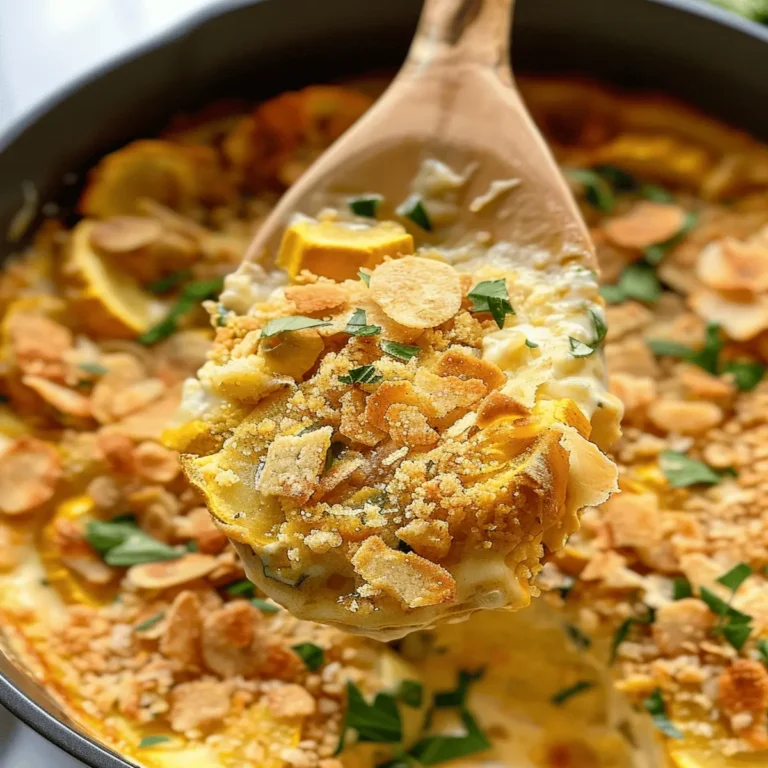 Easy Cheesy Summer Squash Casserole Recipe