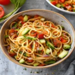 Fresh & Zesty Spaghetti Pasta Salad