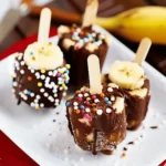 Frozen Chocolate Banana Pops