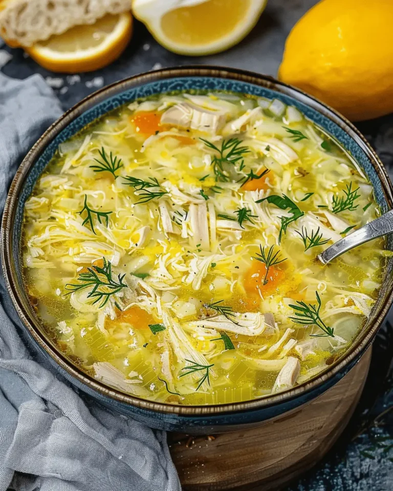 Greek Lemon Chicken Soup