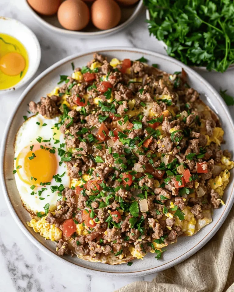 Ground Beef and Eggs