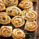 Herby Everything Cheddar Swirl Buns.