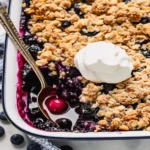 Homemade Blueberry Crisp