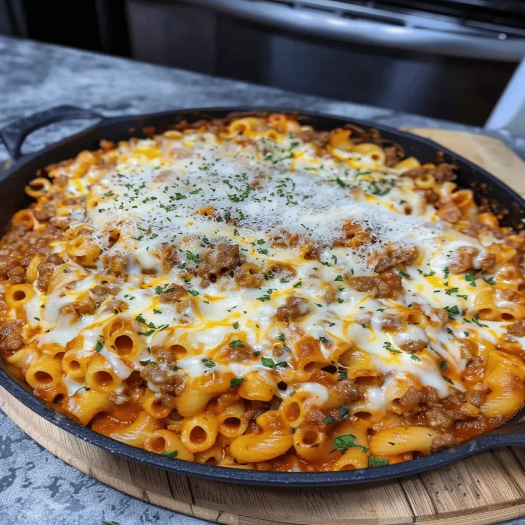 Homemade Lasagna Hamburger Helper