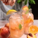 Homemade Peach Lemonade