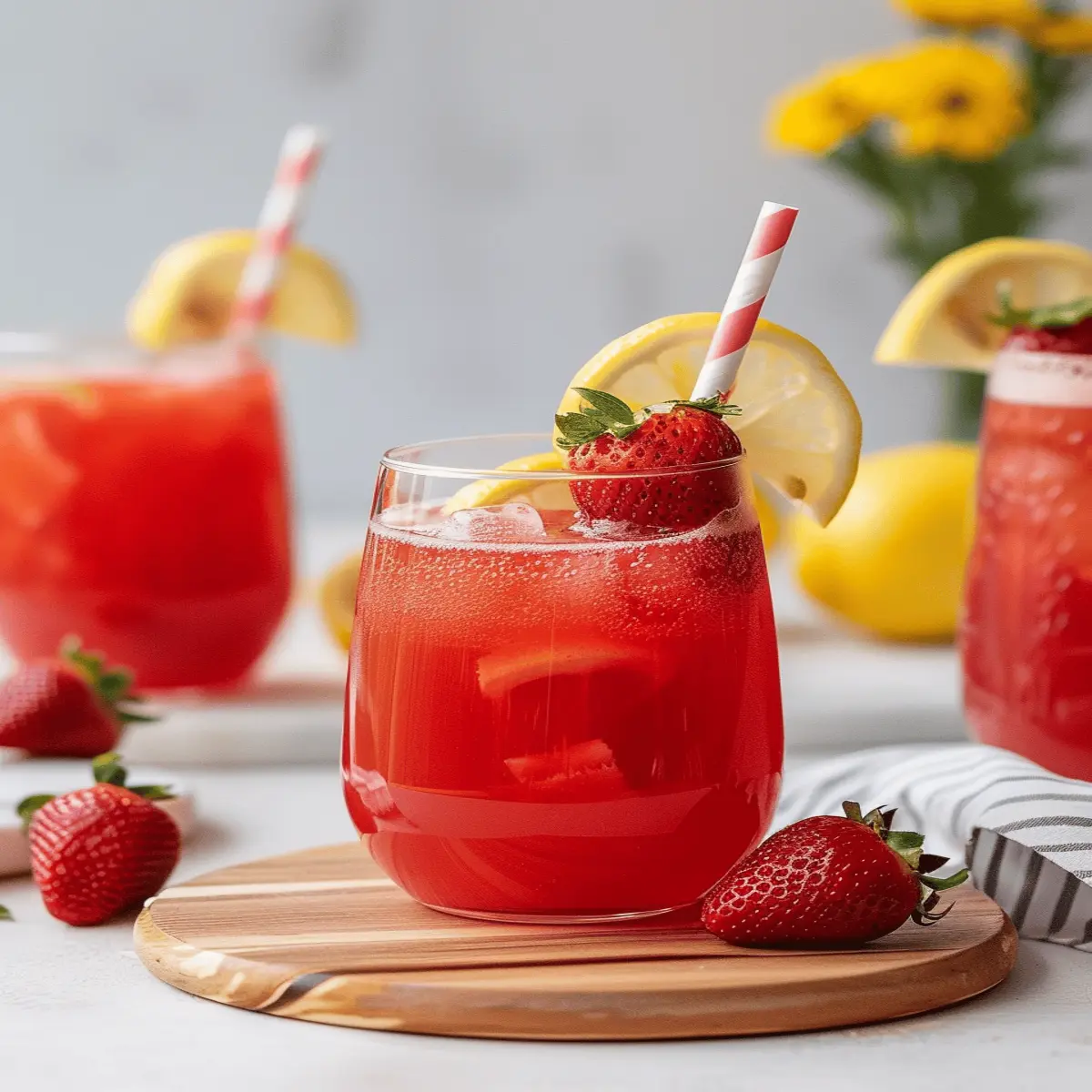 Honey Sweetened Strawberry Lemonade: A Refreshingly Sweet Twist