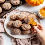 Mini Cinnamon Sugar Pumpkin Muffins