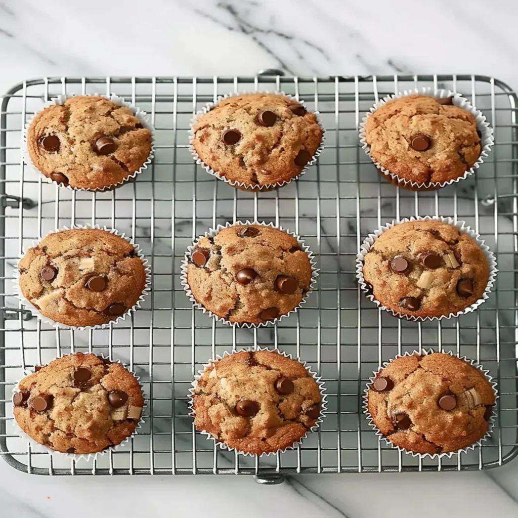 Moist Zucchini Chocolate Chip Muffins