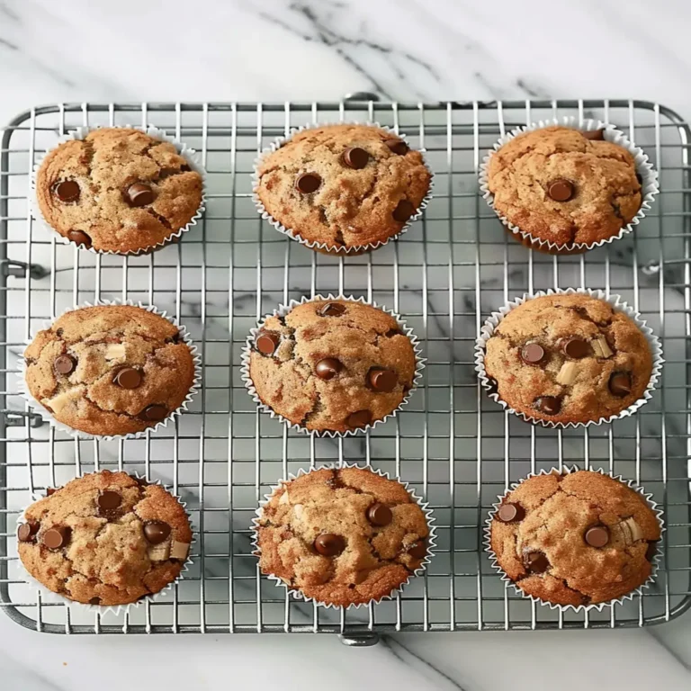 Moist Zucchini Chocolate Chip Muffins