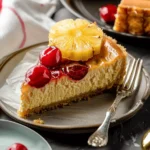 Pineapple Upside-Down Cheesecake