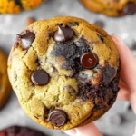 Pumpkin Spice Double Chip Cookies