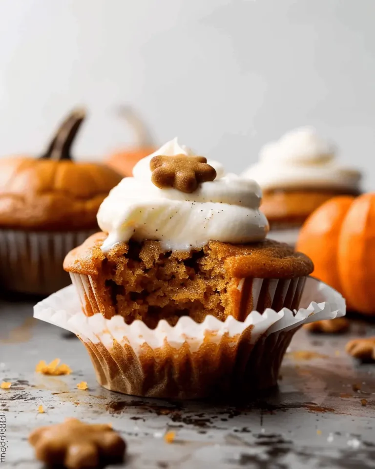 Pumpkin Spice Muffins with Cream Cheese Frosting