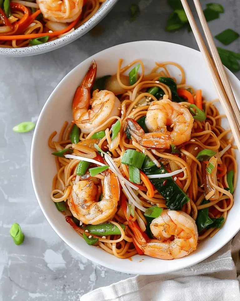 Shrimp and Vegetable Lo Mein