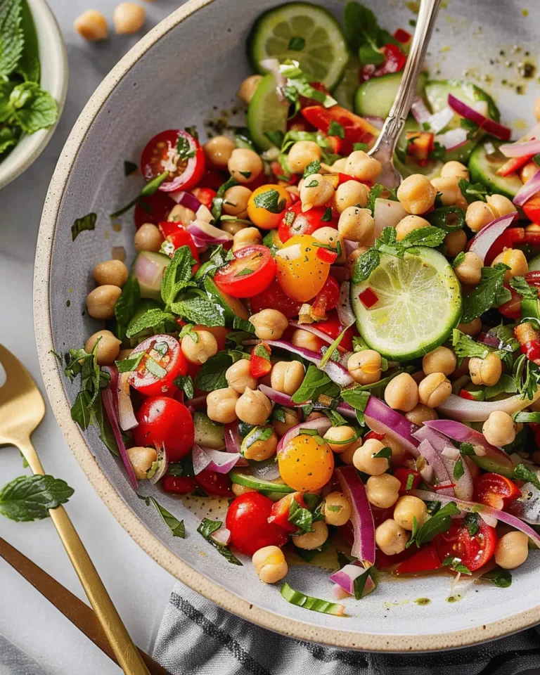 Simple Chickpea Salad Fresh and Flavorful Meal