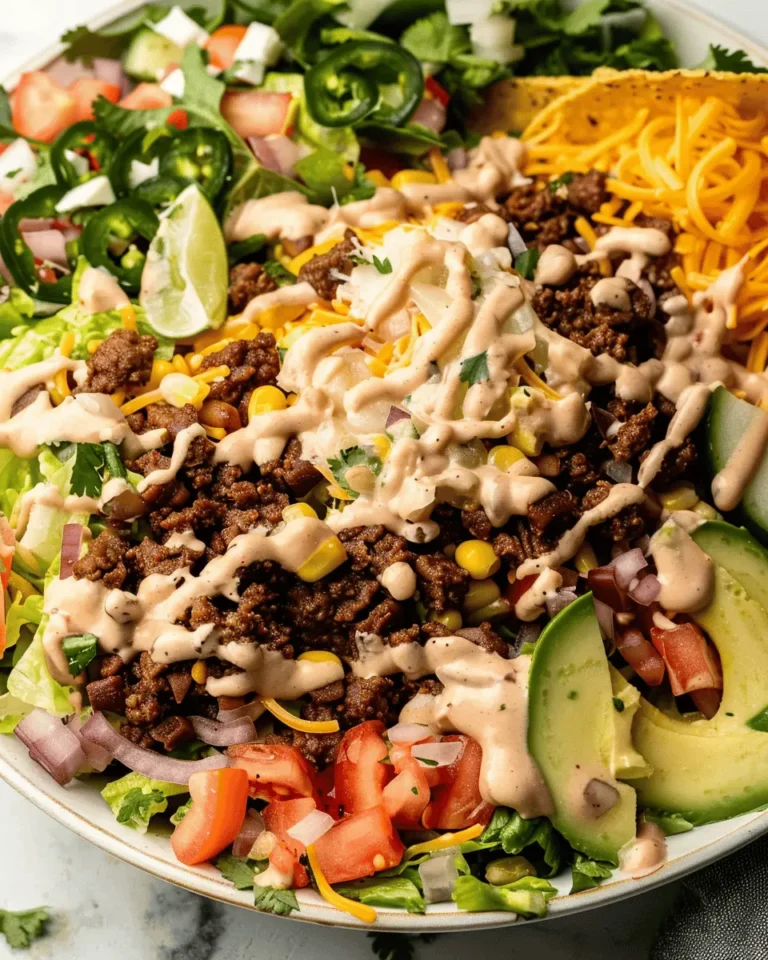 Speedy Beef Taco Salad