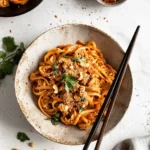Spicy Peanut Chicken Noodles